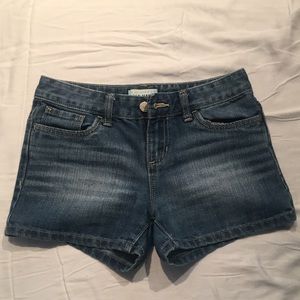 Denim shorts